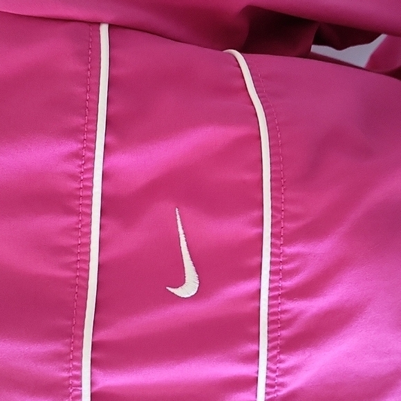 Nike Vintage orange tag pink zip up jacket with white piping - Picture 8 of 12